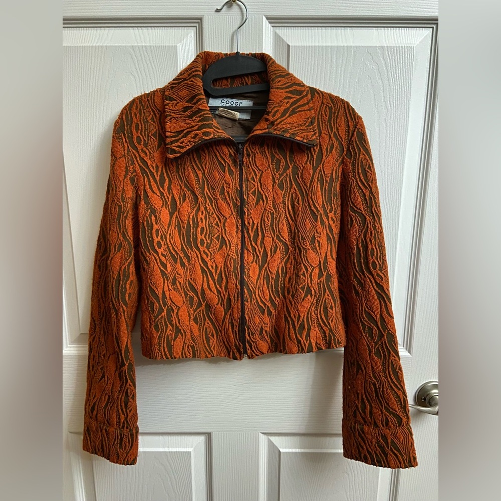 Coogi Australia womens zip up jacket size small